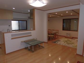 八千代市　K様邸　リフォーム増改築改修工事　リビング　施工後