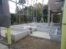 千葉市花見川区　Ｂ様　基礎工事　コンクリート